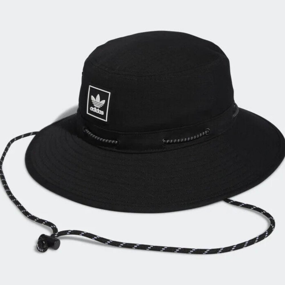 ADIDAS ORIGINALS Utility BOONIE BUCKET HAT GOLF FISHING BLACK/ WHITE OSFA-NWT
